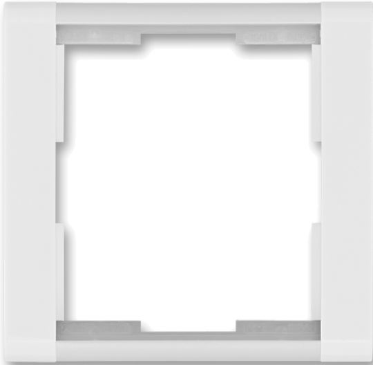 Frame 1-gang, Time white / ice white