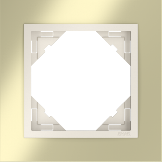 Rámeček jednonásobný LOGUS, METALLO / zlato / perleťová