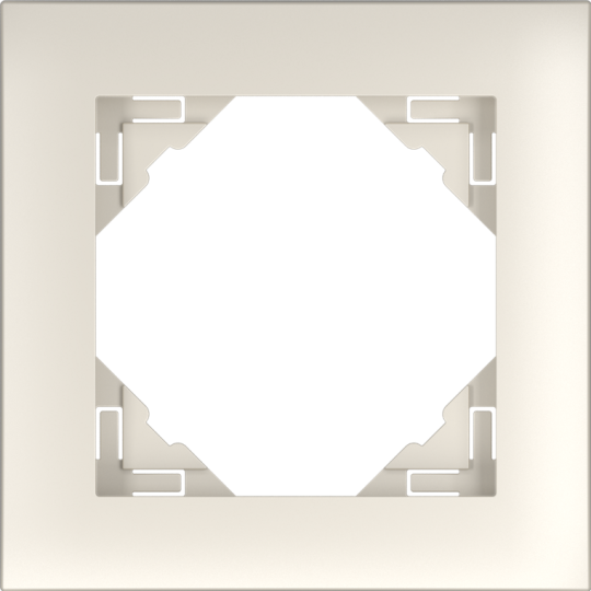 Rámeček jednonásobný LOGUS, AQUARELLA / plast-metalic, perleťová