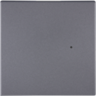 Kryt spínače jednoduchý - Elegant grafitová, upravený