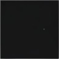 Kryt spínače jednoduchý - Elegant antracitově černá, upravený