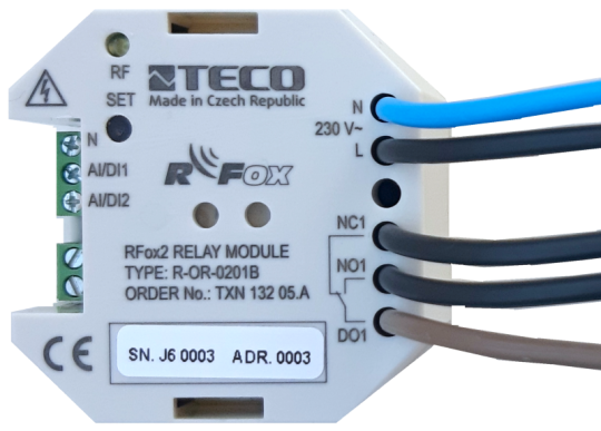 R-OR-0201B-A, modul relé