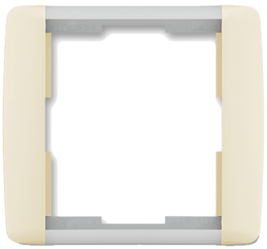 Rámeček jednonásobný-Element-slonová kost/ledová bílá