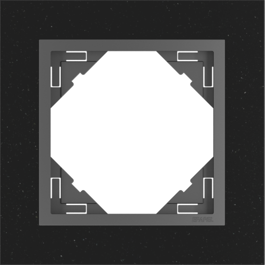 Einzelrahmen LOGUS, PETRA / Granit / Grau