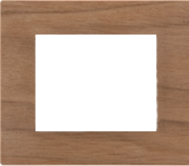 Einzelrahmen Decente - Holz, Walnuss