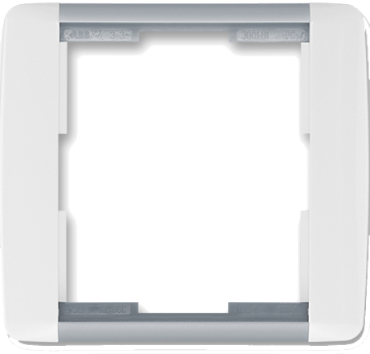 Einzelrahmen Element  weiß / eisgrau