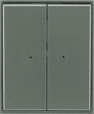 3558E-A00652 34 U01 - ABB, Time, Anthrazit, Rocker Schalterabdeckung geteilt, verändert