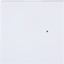 Kryt spínače jednoduchý - Elegant sněhově bílá, upravený