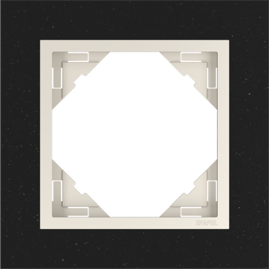 Einzelrahmen LOGUS, PETRA / Granit / Perle