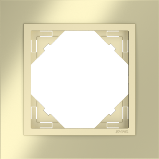 Rámeček jednonásobný LOGUS, METALLO / zlato / zlato