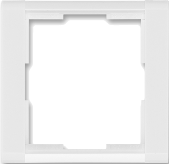 Einzelrahmen Time weiß / weiß