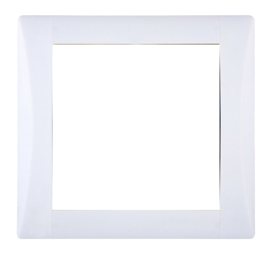 Frame - 1 gang, Elegant snow white