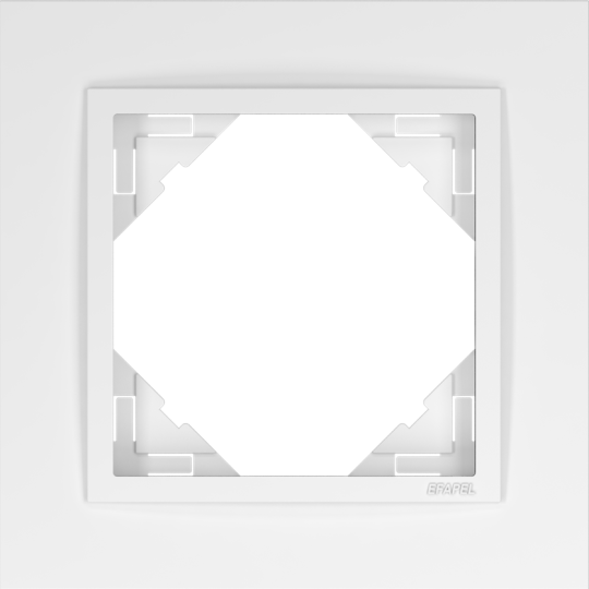 Frame - 1 gang LOGUS, ANIMATO / white / white